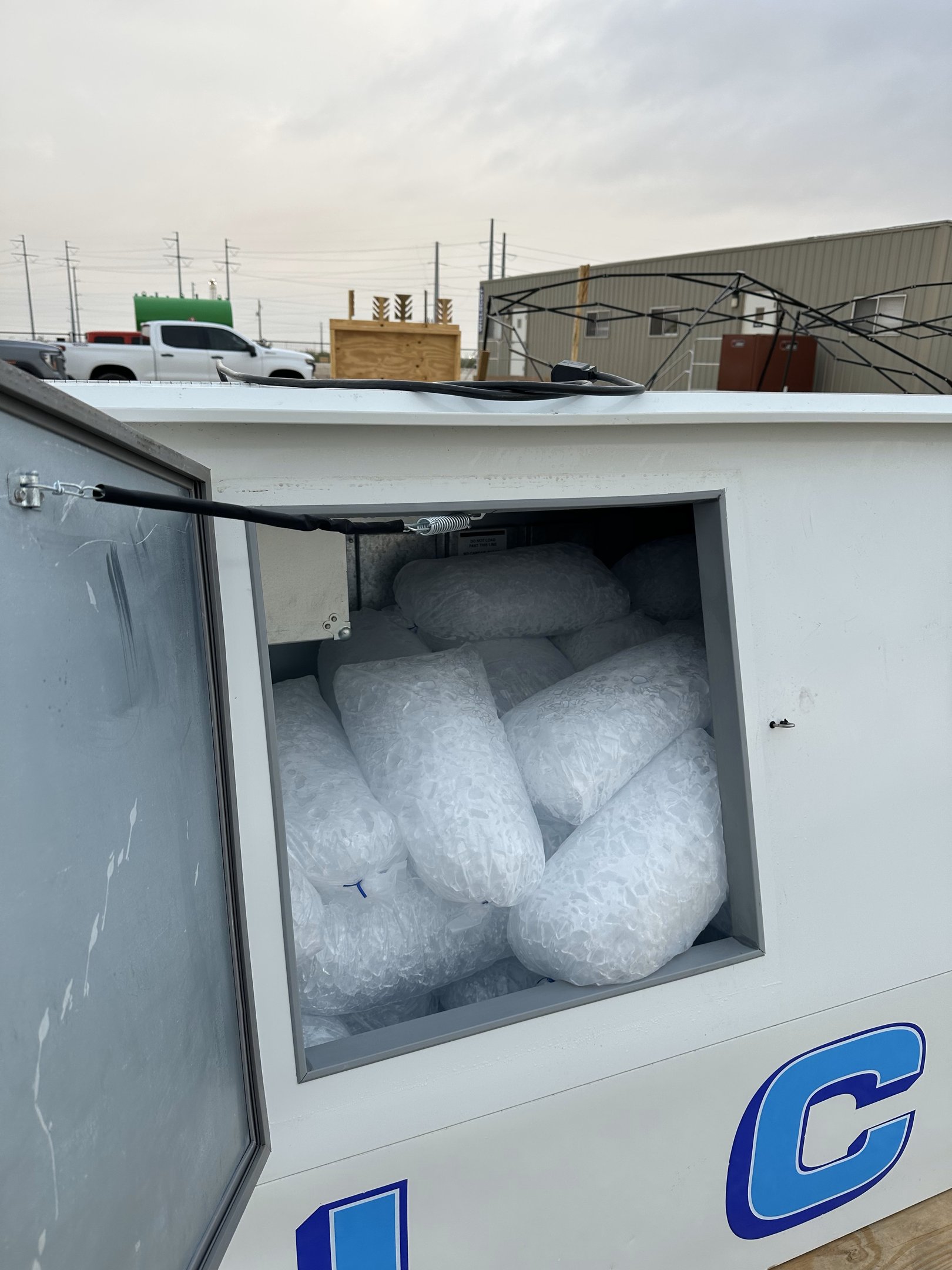 Club Ice delivery vehicle and ice